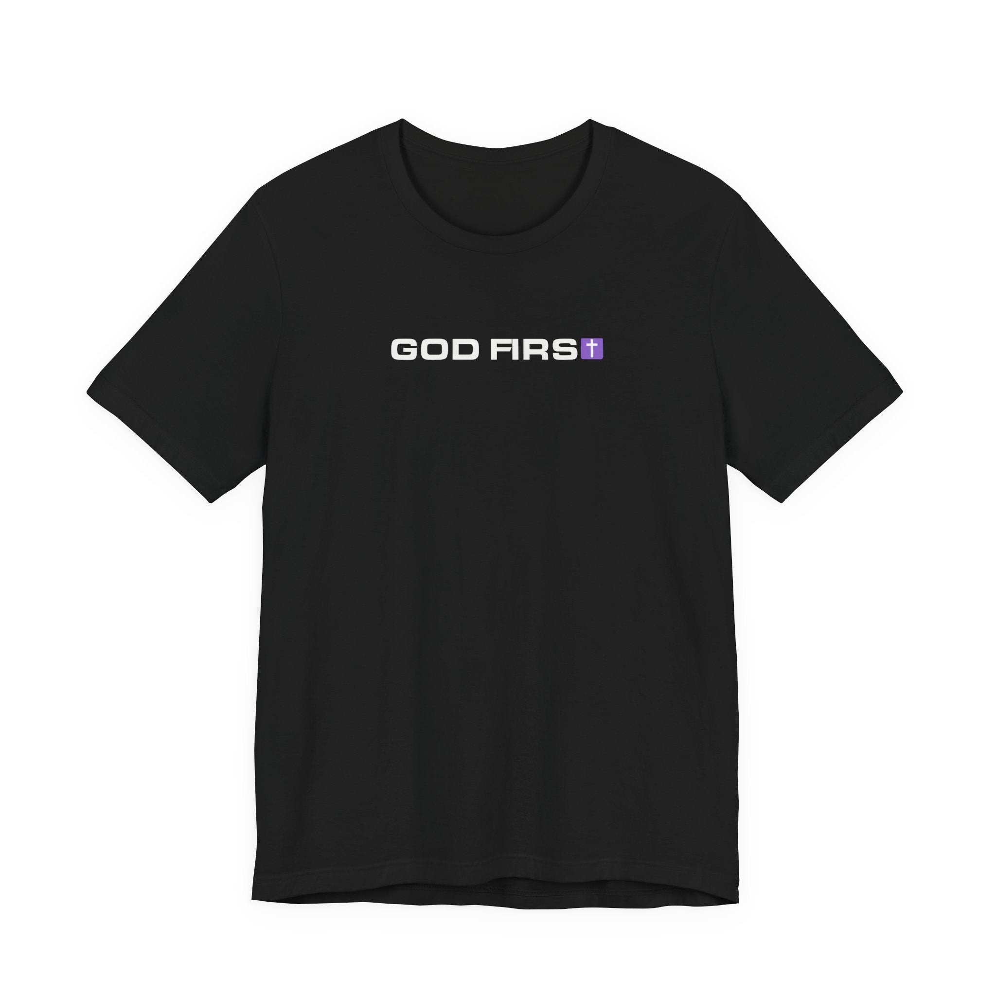 God First Christian T-Shirt | Minimalist Faith Cross Graphic Tee