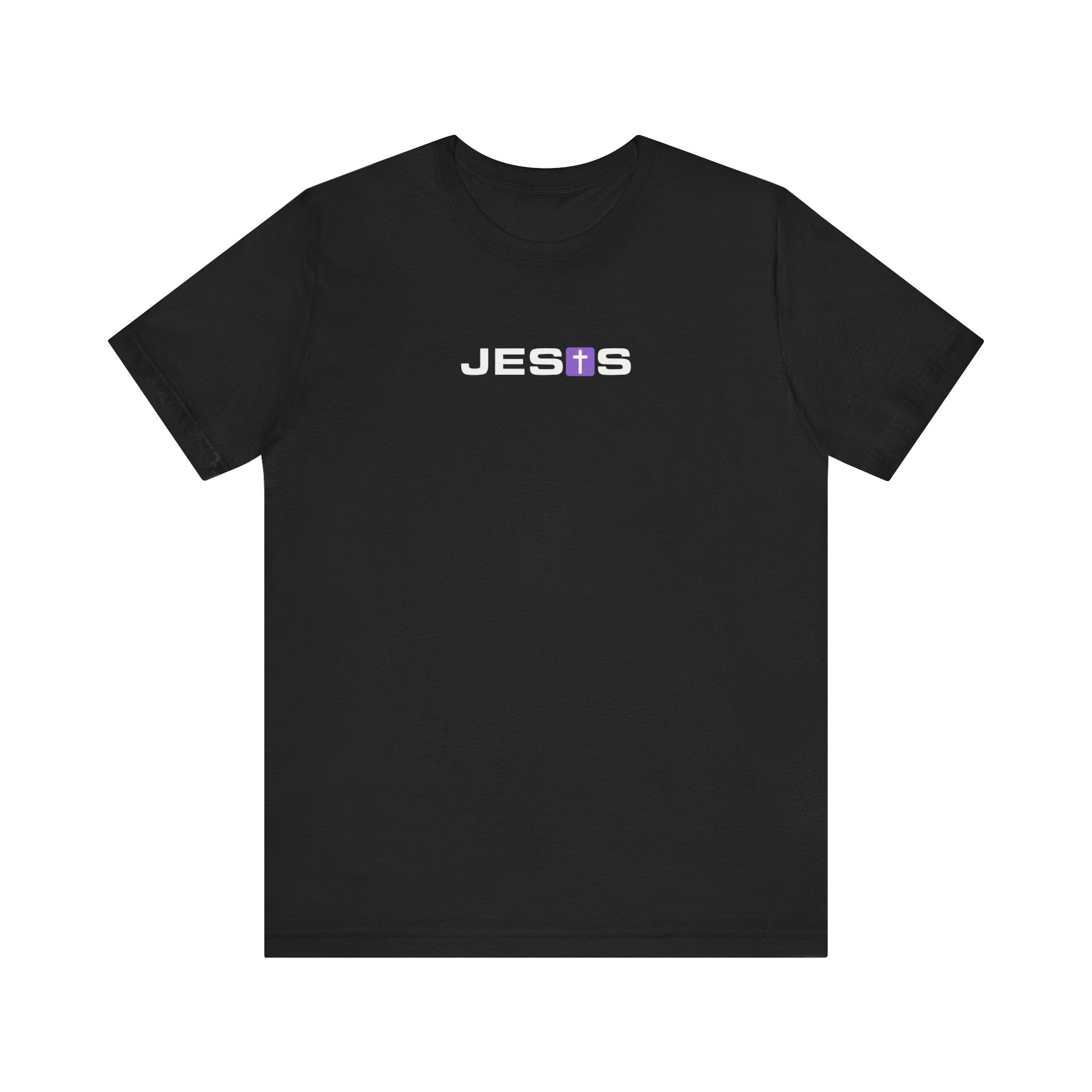 Jesus Christian T-Shirt | Minimalist Cross Faith Graphic Tee
