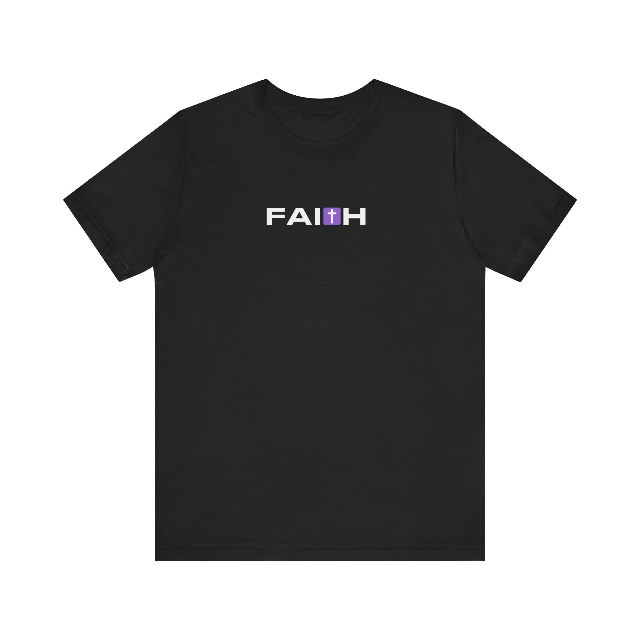 FAI✝H Christian T-Shirt | Minimal Cross Faith Graphic Tee
