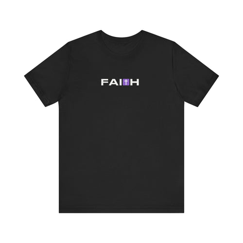 FAI✝H Christian T-Shirt | Minimal Cross Faith Graphic Tee